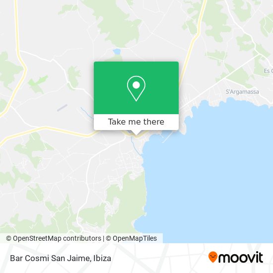 Bar Cosmi San Jaime map