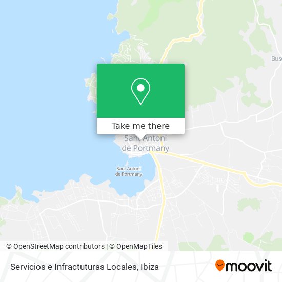 Servicios e Infractuturas Locales map