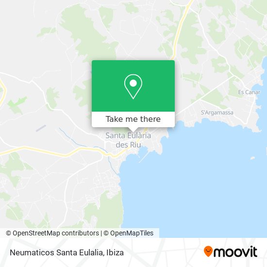 Neumaticos Santa Eulalia map