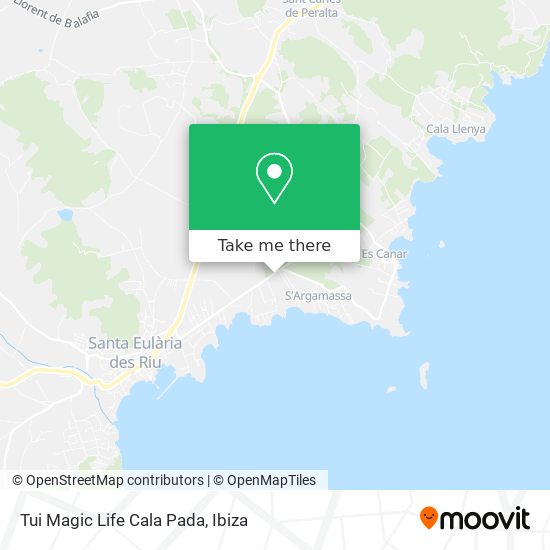 Tui Magic Life Cala Pada map