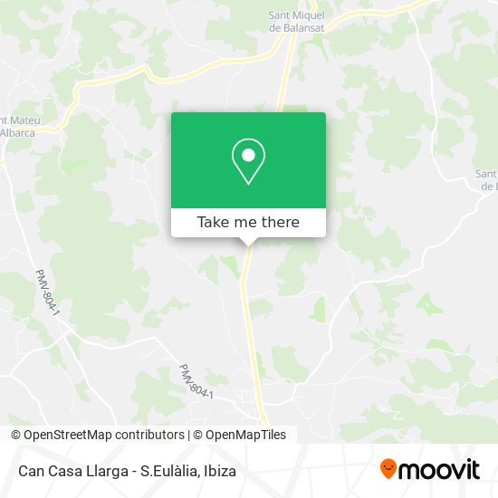 Can Casa Llarga - S.Eulàlia map