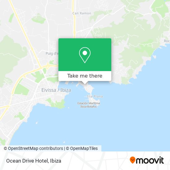 Ocean Drive Hotel map