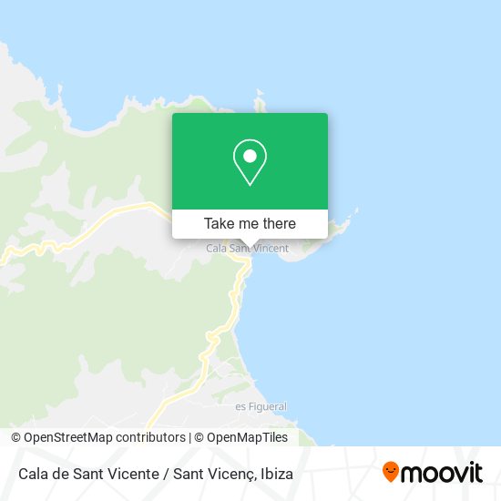 Cala de Sant Vicente / Sant Vicenç map