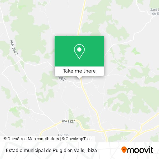 mapa Estadio municipal de Puig d'en Valls