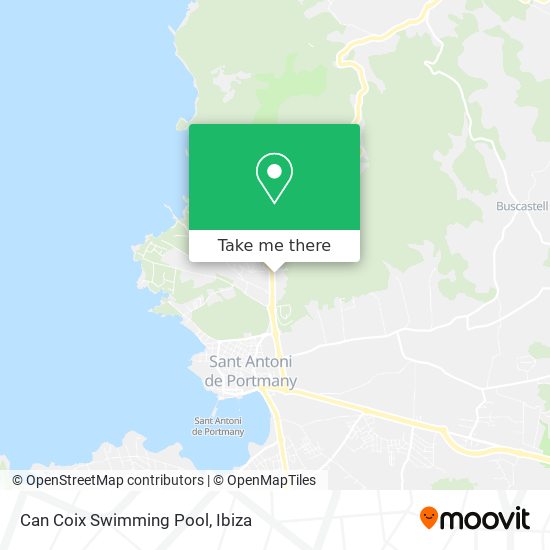 mapa Can Coix Swimming Pool
