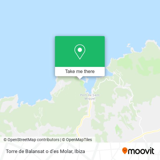 Torre de Balansat o d'es Molar map