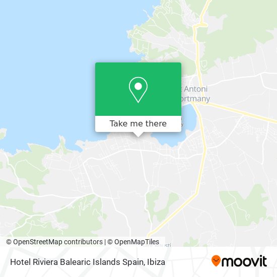 Hotel Riviera Balearic Islands Spain map