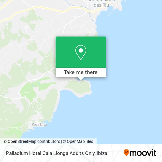 Palladium Hotel Cala Llonga Adults Only map