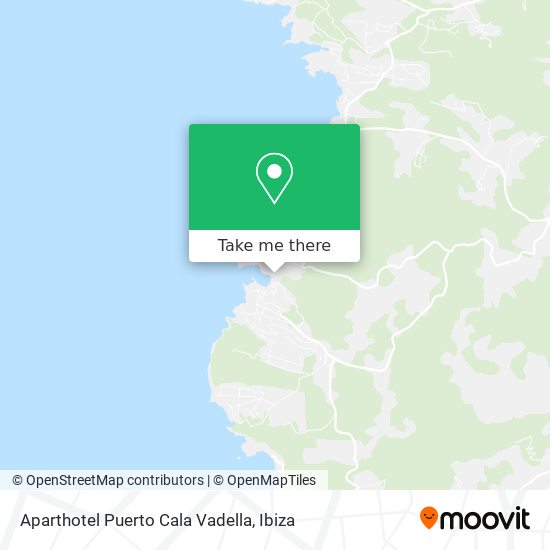 Aparthotel Puerto Cala Vadella map