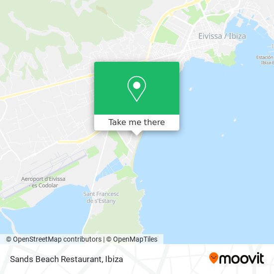 Sands Beach Restaurant map