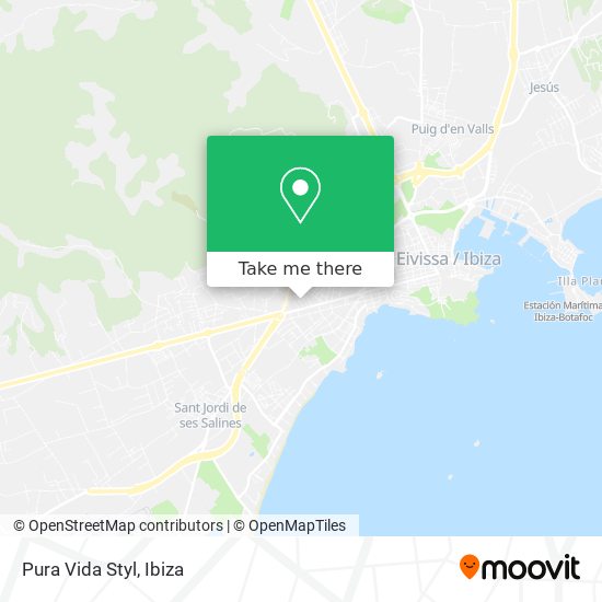 Pura Vida Styl map