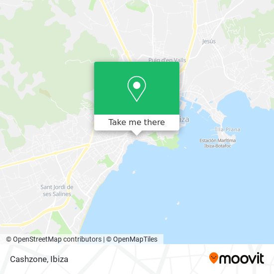 Cashzone map