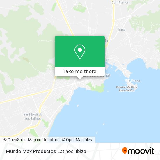 Mundo Max Productos Latinos map
