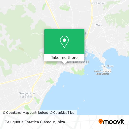 Peluqueria Estetica Glamour map