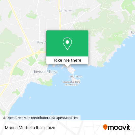 Marina Marbella Ibiza map