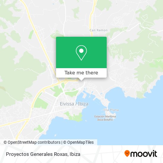 Proyectos Generales Roxas map