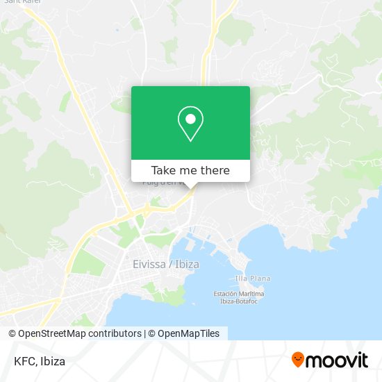 KFC map