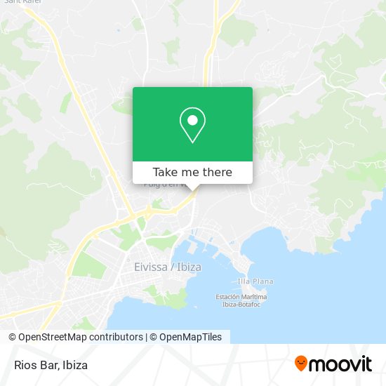 Rios Bar map