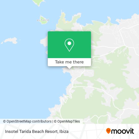 Insotel Tarida Beach Resort map