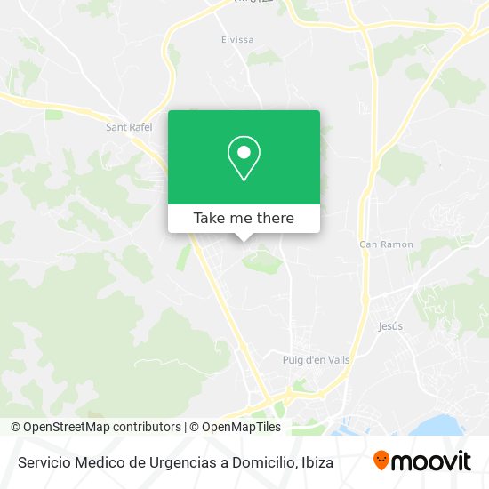 Servicio Medico de Urgencias a Domicilio map