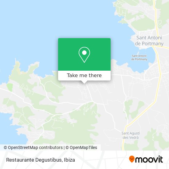 Restaurante Degustibus map