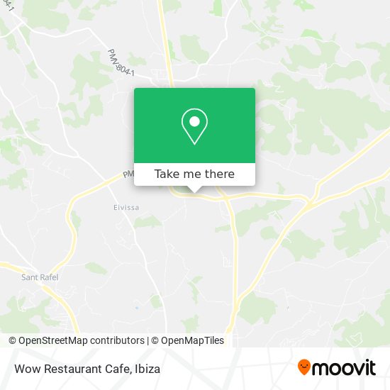 mapa Wow Restaurant Cafe