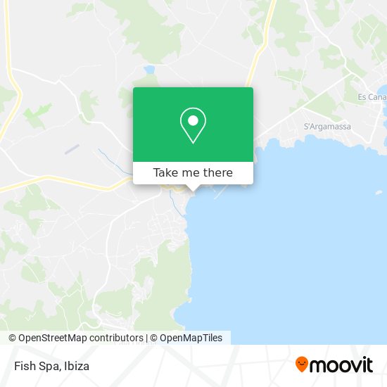mapa Fish Spa