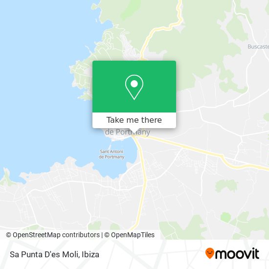 Sa Punta D'es Moli map