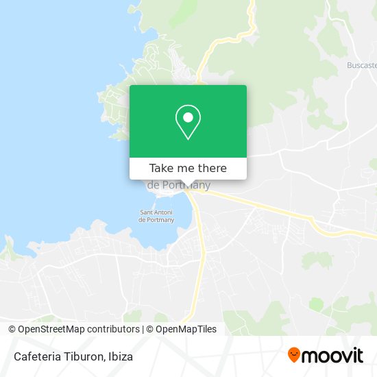 Cafeteria Tiburon map