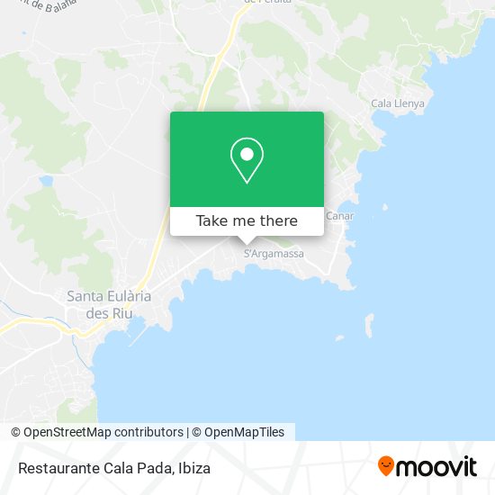 Restaurante Cala Pada map