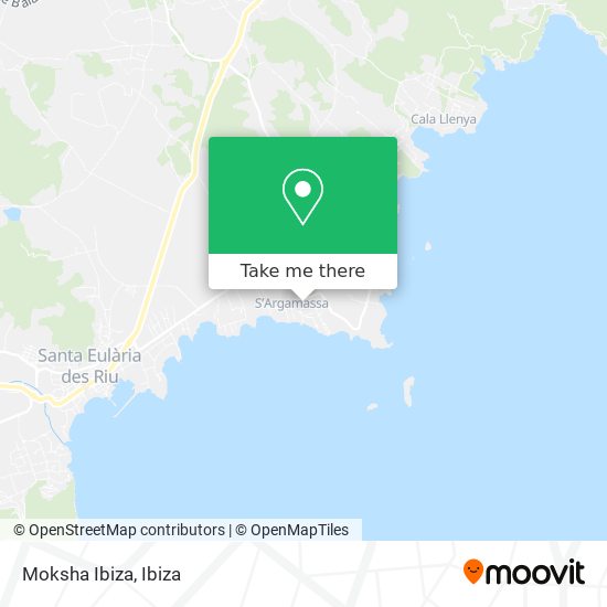 Moksha Ibiza map