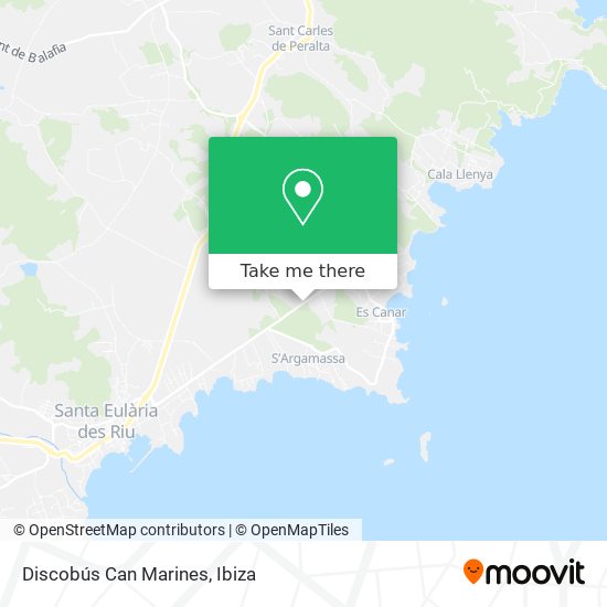 Discobús Can Marines map