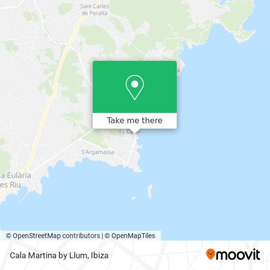 mapa Cala Martina by Llum