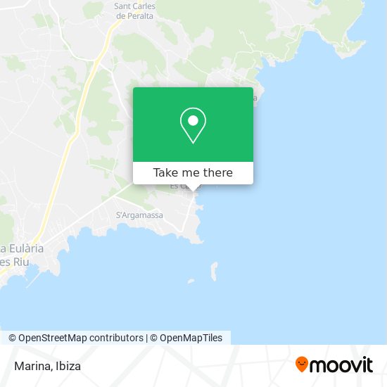 mapa Marina