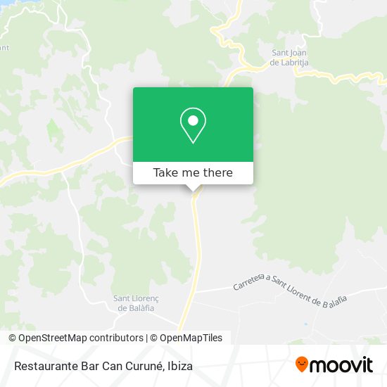 Restaurante Bar Can Curuné map