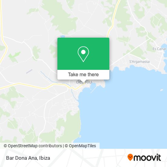 Bar Dona Ana map