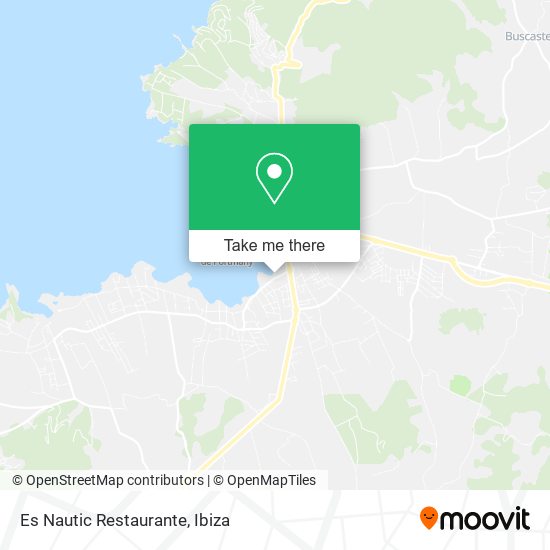 mapa Es Nautic Restaurante