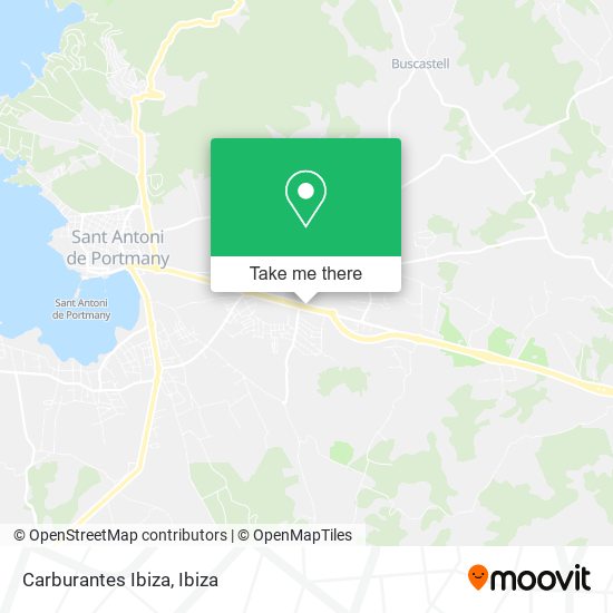 Carburantes Ibiza map