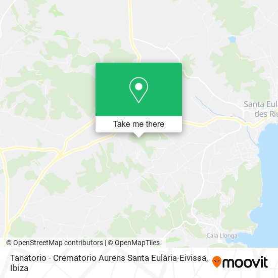 Tanatorio - Crematorio Aurens Santa Eulària-Eivissa map