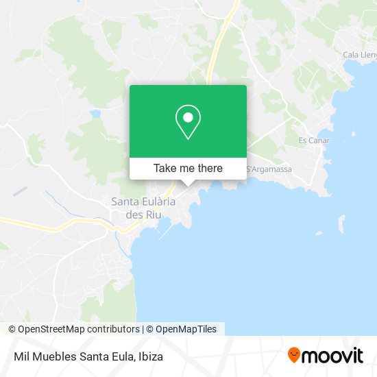mapa Mil Muebles Santa Eula