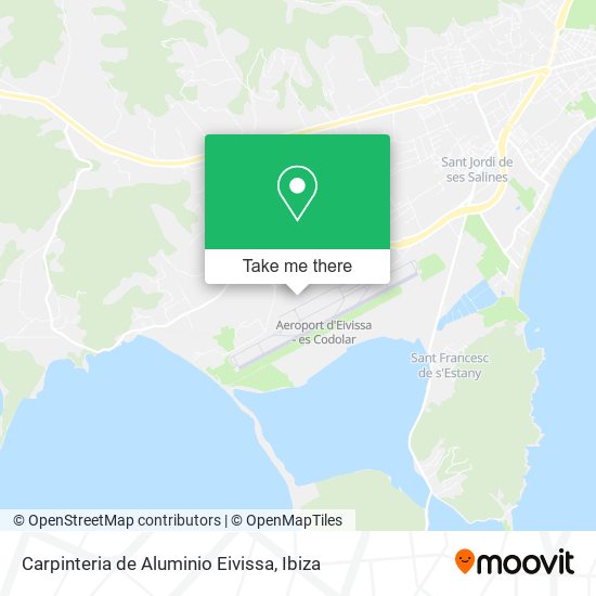 mapa Carpinteria de Aluminio Eivissa