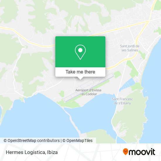 Hermes Logistica map