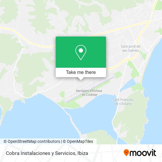 Cobra Instalaciones y Servicios map