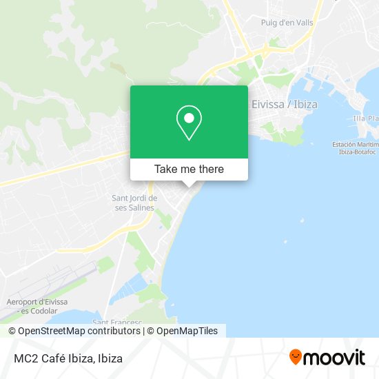 MC2 Café Ibiza map