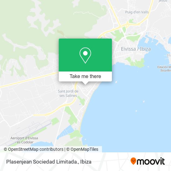 Plasenjean Sociedad Limitada. map