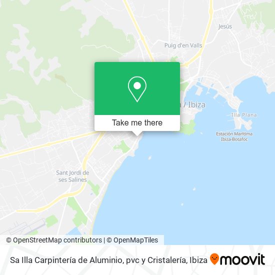 Sa Illa Carpintería de Aluminio, pvc y Cristalería map