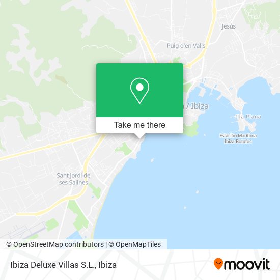 Ibiza Deluxe Villas S.L. map