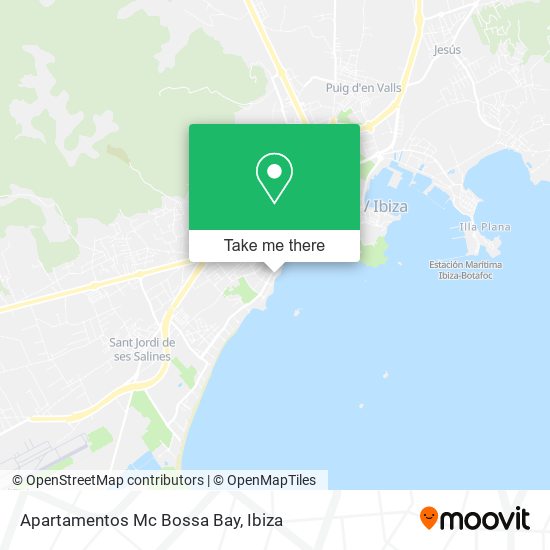 Apartamentos Mc Bossa Bay map