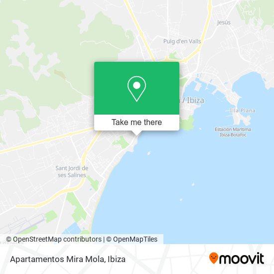 mapa Apartamentos Mira Mola