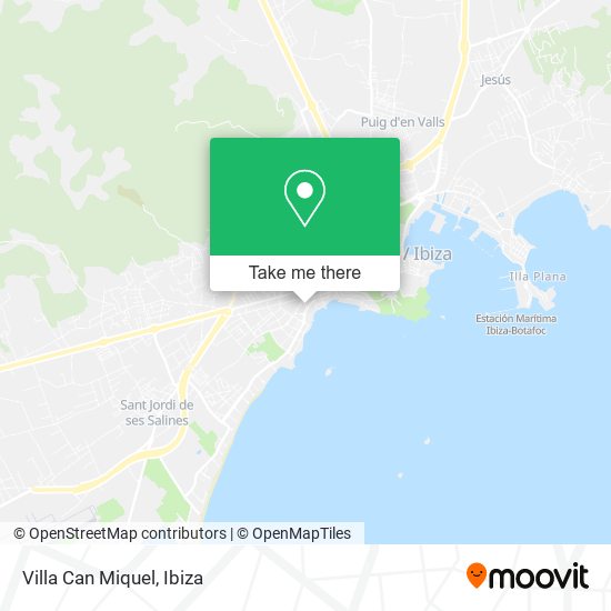 Villa Can Miquel map